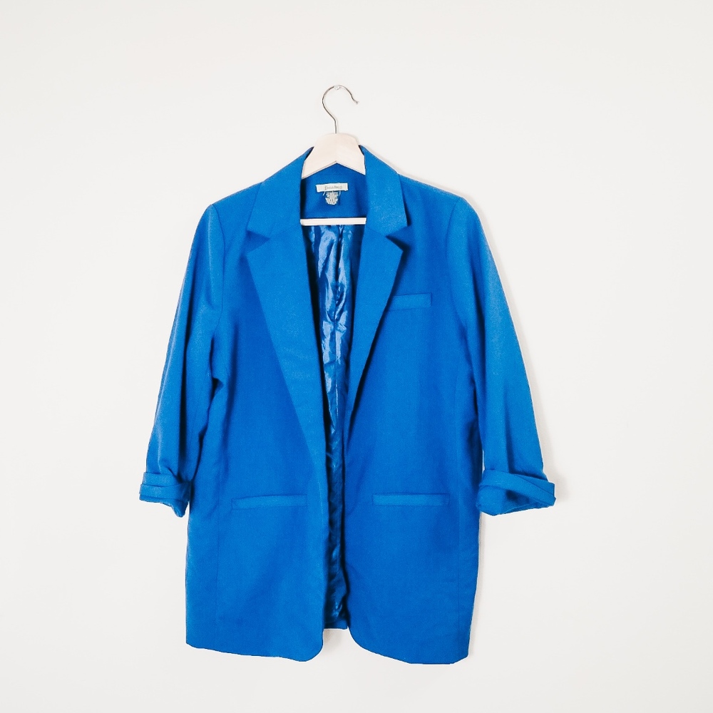 NWOT Free Hug Blue Blazer Size L